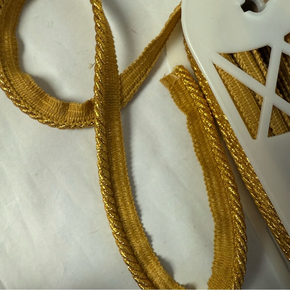 SIMPLICITY Gold Trim Rope NWT - Picture 4 of 4